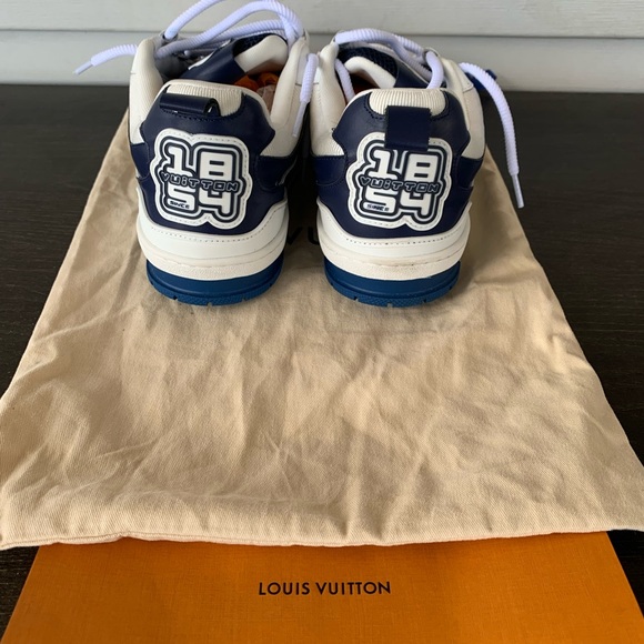 Louis Vuitton Skate Sneaker Blue Mens LV Sz 10 - Picture 4 of 14